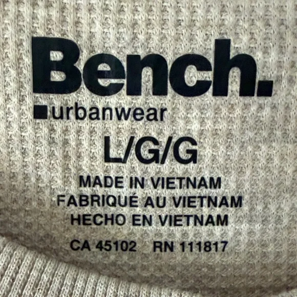 Bench Men's Tan Crewneck Sweater - Picture 3 of 7